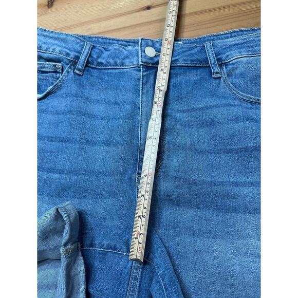 Judy Blue Denim Blue Jean Shorts Women 3XL Plus Size Summer Travel Comfy Stretch - Picture 7 of 10